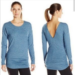 Lucy Athletic Yoga Manifest Blue Long Sleeve